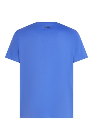 T-shirt en coton biologique - Bleu