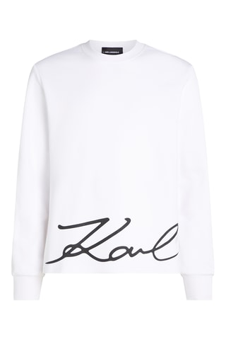 Sweat en coton biologique - Blanc