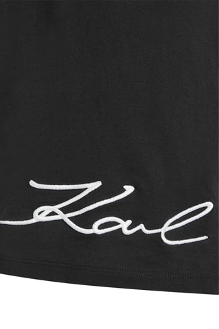 Robe droite en coton biologique - Noir