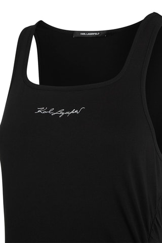 Robe longue en coton biologique - Noir