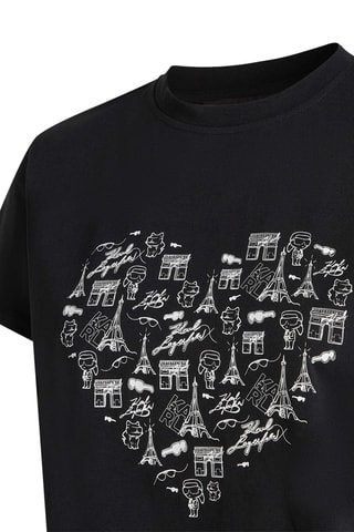 T-shirt en coton biologique - Noir