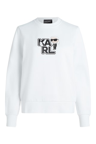 Sweat en coton biologique - Blanc