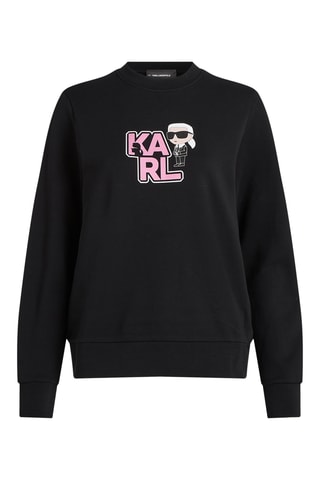 Sweat en coton biologique - Noir