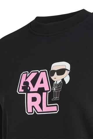 Sweat en coton biologique - Noir