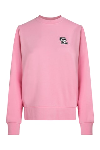 Sweat en coton biologique - Rose