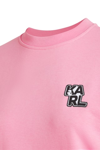 Sweat en coton biologique - Rose