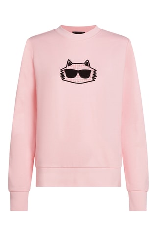 Sweat en coton biologique - Rose