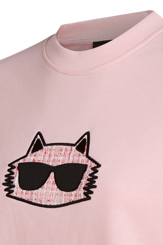 Sweat en coton biologique - Rose