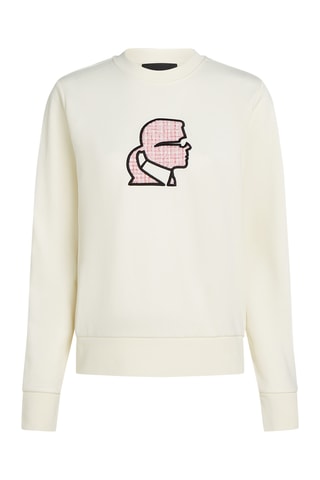 Sweat en coton biologique - Blanc cassé