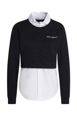 Sweat en coton biologique - Noir