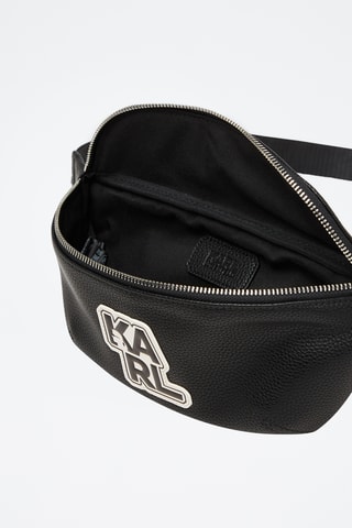 Sac banane en cuir - Noir