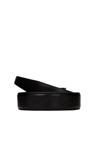 Ceinture en cuir - Noir