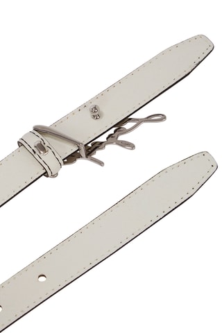 Ceinture en cuir - Blanc