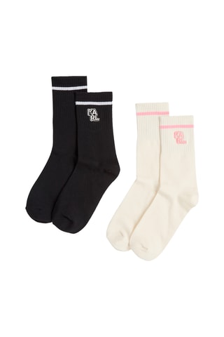 2 paires de chaussettes - Noir