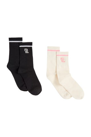 2 paires de chaussettes - Noir