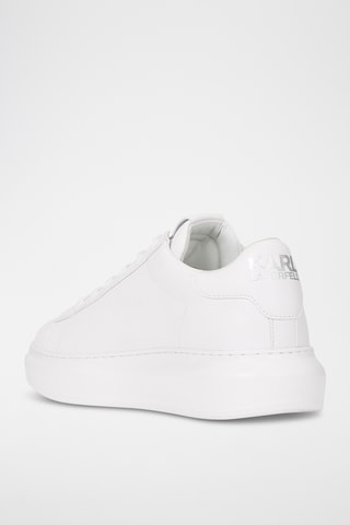 Baskets plateformes en cuir - Blanc
