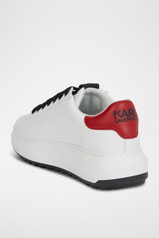 Baskets plateformes en cuir - Blanc