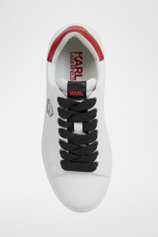 Baskets plateformes en cuir - Blanc