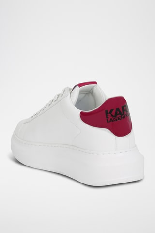 Baskets plateformes en cuir - Blanc