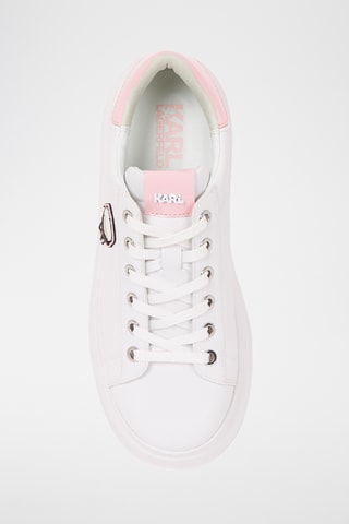 Baskets plateformes en cuir - Blanc