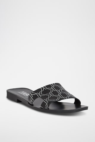 Mules en cuir - Noir