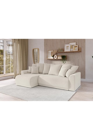 Canapé d'angle réversible convertible Nova - 
Beige