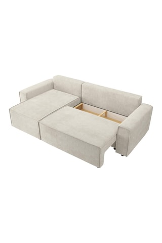 Canapé d'angle réversible convertible Mira - 
Beige