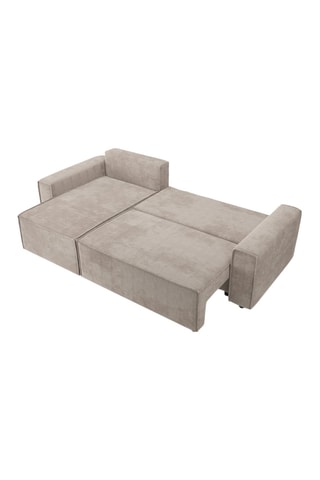Canapé d'angle réversible convertible Mira - 
Grège