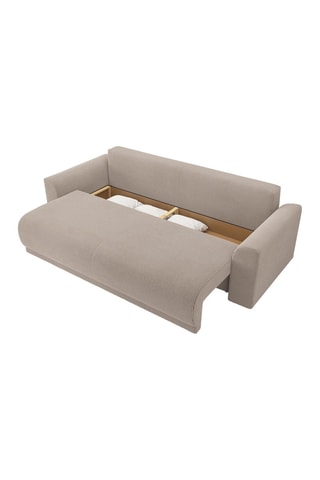 Canapé droit convertible Nova - Grège