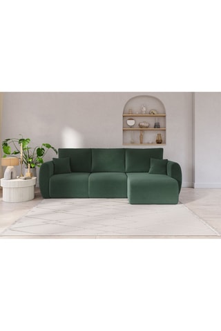 Canapé d'angle réversible convertible Refa - Vert