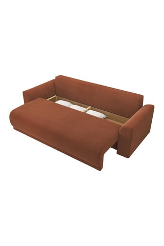 Canapé droit convertible Nova - Terracotta