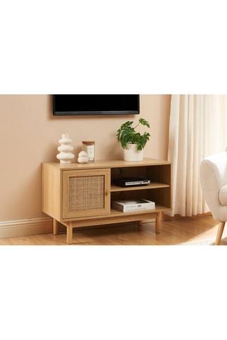 Meuble TV 1 porte Helena - Naturel