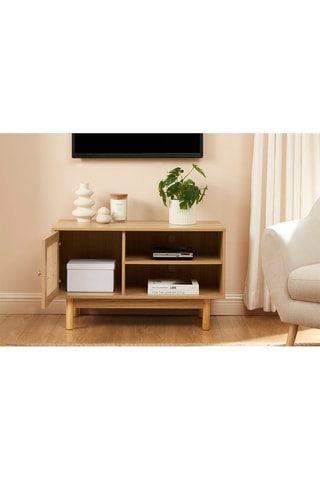 Meuble TV 1 porte Helena - Naturel