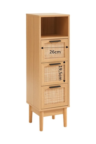 Colonne de salle de bain Amana - Imitation bois