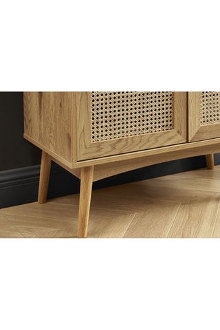 Bibliothèque 2 portes Ines - Imitation chêne - 80 x 171 x 40 cm