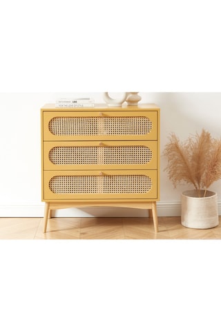 Commode 3 tiroirs Sixtine - Naturel