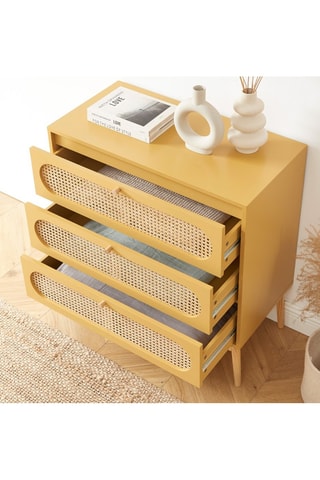 Commode 3 tiroirs Sixtine - Naturel