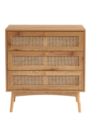 Commode 3 tiroirs Ines - 80 x 85 x 40 cm