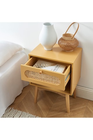 Table de chevet Sixtine - Jaune safran