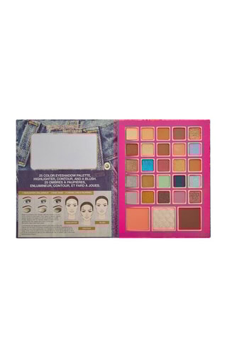 Paleta de 25 sombras - 90s Glam - Olhos e rosto - 42,5 g