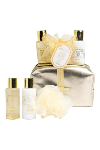 Coffret trousse de bain Parfumé Or - 3 produits