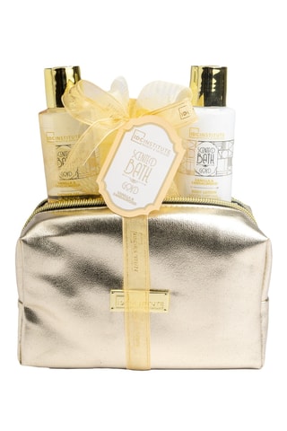 Coffret trousse de bain Parfumé Or - 3 produits