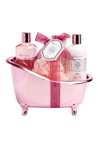 Coffret de bain Baignoire Parfumé Rose - 4 produits