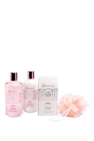Coffret de bain Baignoire Parfumé Rose - 4 produits
