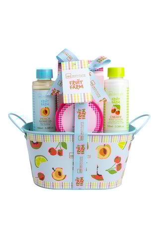 Coffret panier de bain Métal Fruit Farm - 4 produits