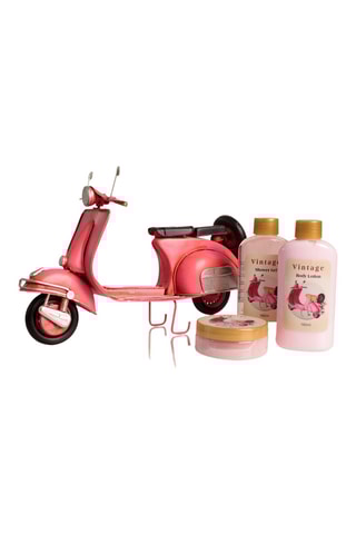 Coffret de bain rose - 4 produits