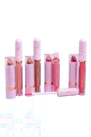 4 rouges à lèvres et 4 gloss pour enfant - 6 coloris 