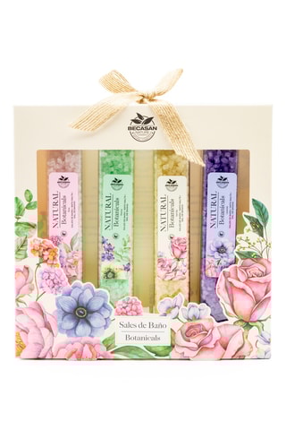 4 sels de bain - 4 parfums - 4 x 135 g