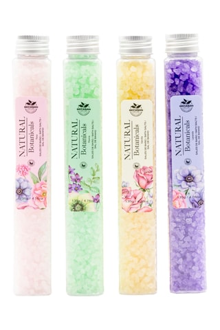 4 sels de bain - 4 parfums - 4 x 135 g