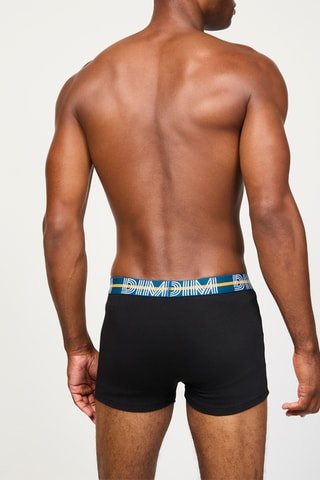 3 boxers Dim Powerful - Noir et jaune 